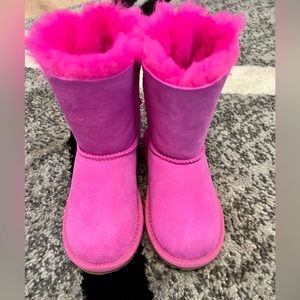 UGG Toddler’s Bailey Bow II Pink Boots